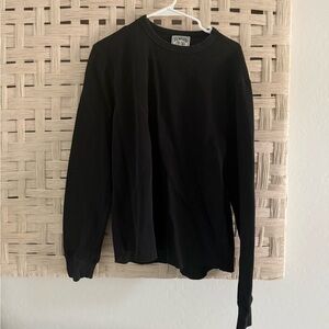 Elwood Classic Black Thermal Long Sleeve Shirt